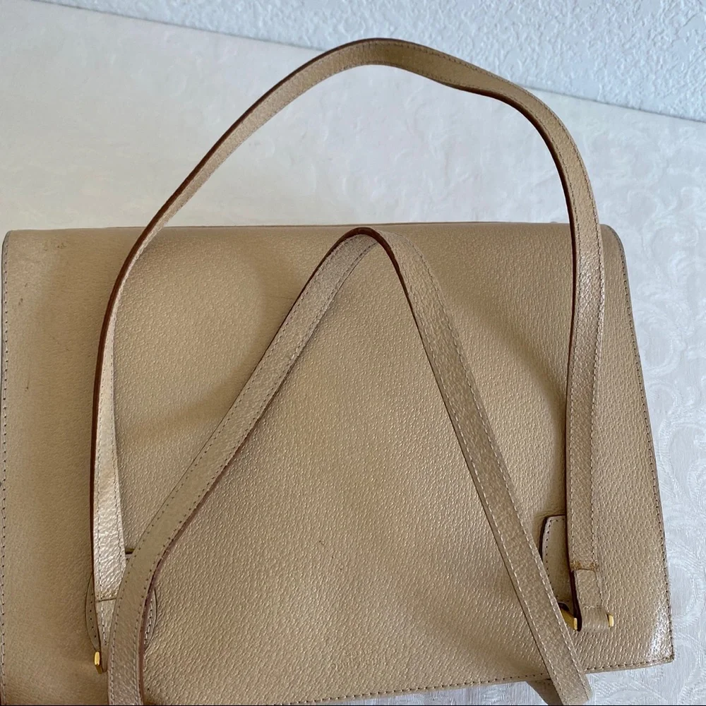 Kate spade beige Italian leather bag